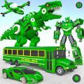 校车机器人汽车(School Bus Robot Car Game)