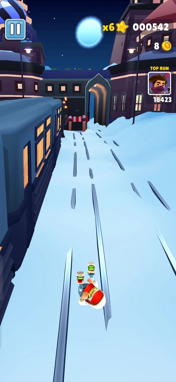 地铁跑酷雪地版