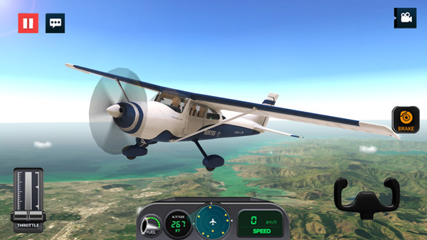 模拟真实飞机飞行